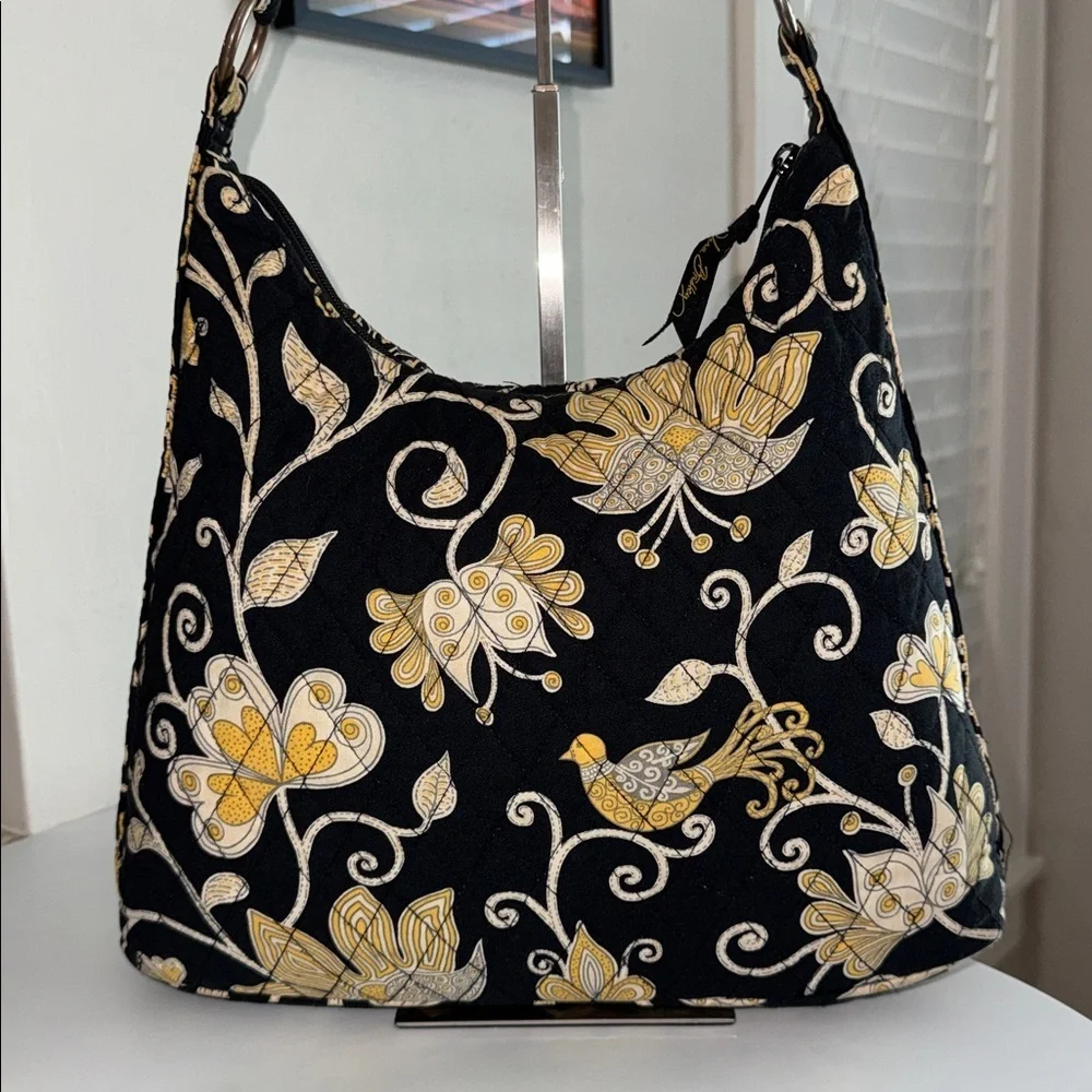 Vera Bradley Hobo Shoulder Bag Retired Yellow Bird